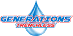 logo generations trenchless plumbing and trenchless pipe repair